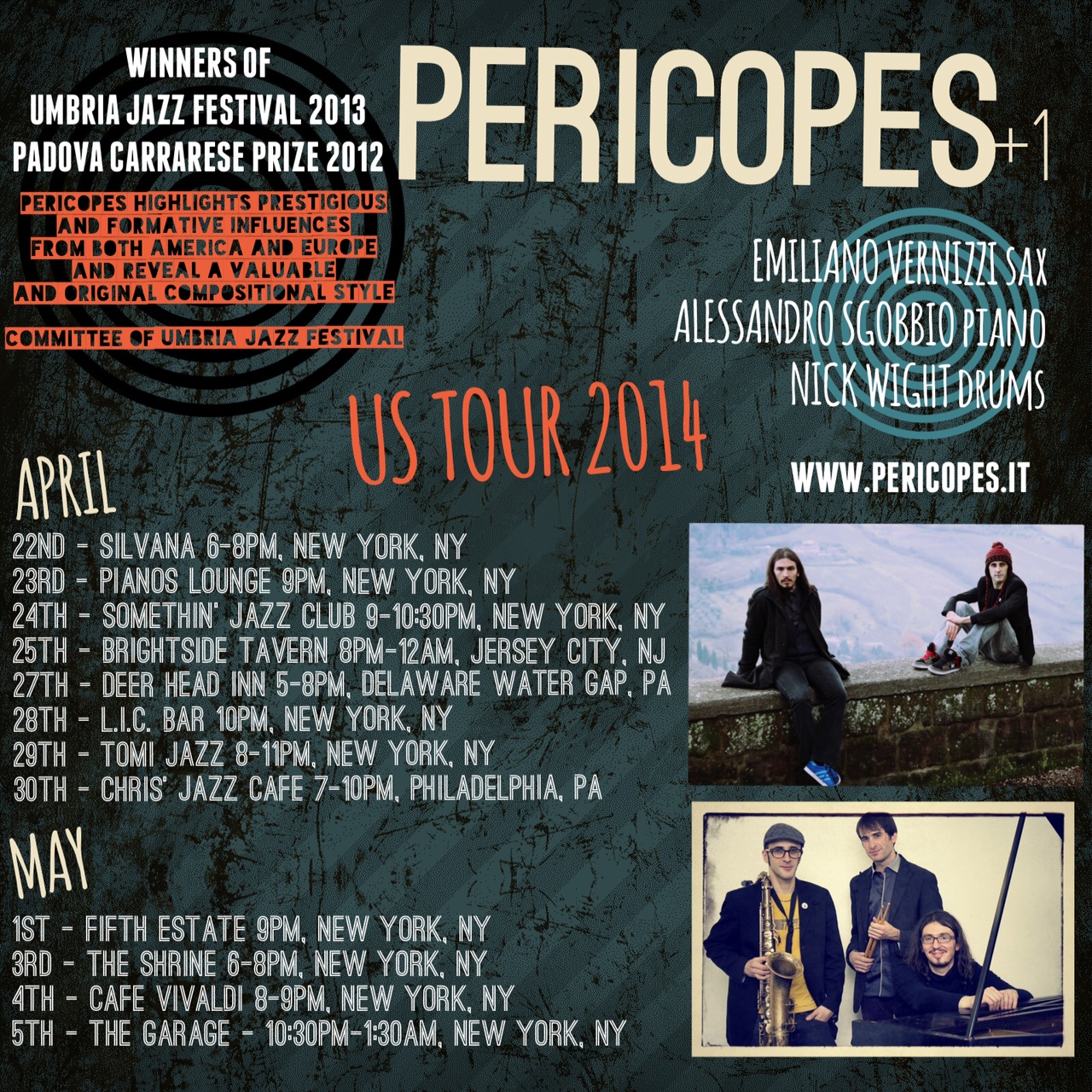 PERICOPES GIGS FLYER